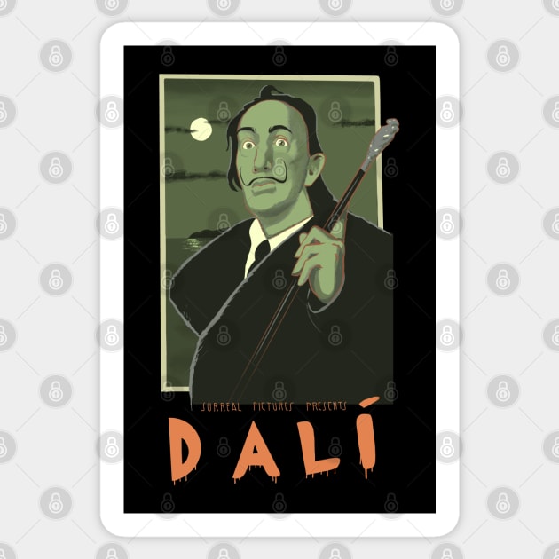 Dalí vintage Sticker by Chill Studio